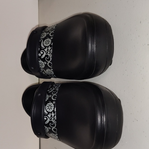 CROCS MERCY WORK CLOG SHOES slip resistant size 10 floral print - Picture 3 of 12
